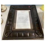 Signed Willie Morris Prayer for little League Seas