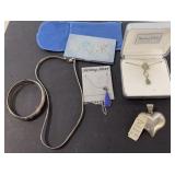 Group of Sterling and Silver Plate Pieces