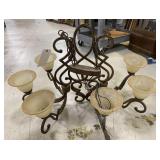 Large Metal Decorative Light Fixture