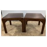Two Henredon Four Centuries Side Tables