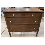 Depression Era Walnut Dresser
