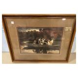 Homer Dogs in Boat Print
