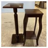 Two Cherry Modern Plant Stands