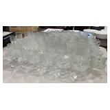 Large Group of Jeannette Iris Glassware