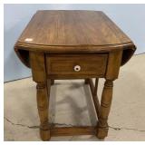 Late 20th Century Drop Leaf Side Table