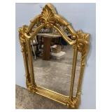 Antique Reproduction Gold Gilt Wall Mirror