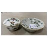 Chinese Ointment Jar and Dish