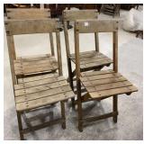Hand Crafted V. Stokkum Vlijmen Folding Chairs