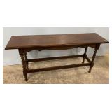 Late 20th Century Pine Short Console Table