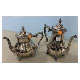 Oneida Silver Plate Coffee and Tea Pitchers