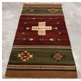 Southwest Style King Ranch Wool Area Rug 2