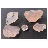 5 Pieces of Rose Quartz