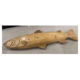 Wood Carved Salmon
