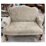 Ball-n-Claw Upholstered Settee