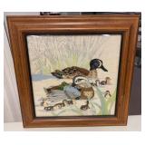 Marian Wassum 1979 Duck Needle Point Sampler
