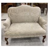 Ball-n-Claw Upholstered Settee