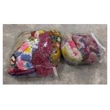 Two Bags of Hand Woven Quilts