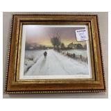 "Home for Christmas" Print Signed Emmitt Thames