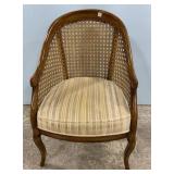 French Style Caned Back Side Chairs
