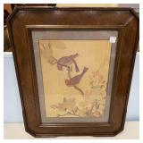 Chinese Style Bird Block Print