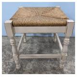 Ballard Design Italian Painted White Stool