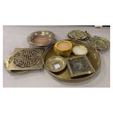 Group of Brass Decor