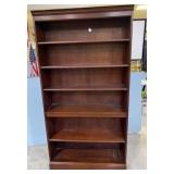 Large Cherry Finish Bookcase