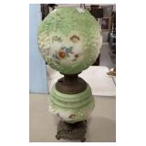 Antique Glass Globe Parlor Lamp