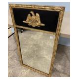 Antique Reproduction Gold Gilt Eagle Wall Mirror