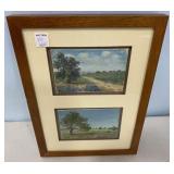 K. Freeman Small Painting of Landscapes