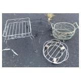 Four Outdoor Planter Pieces