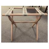 White Painted Luggage Rack