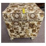 Upholstered Sewing Trunk