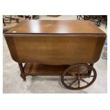 Cherry Tea Service Cart