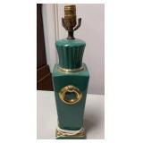 Painted Ceramic Pottery Lamp