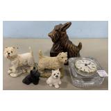 Scotty and Schnauzer Figurines