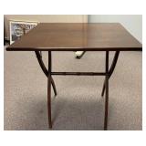 Mahogany Cross Leg Square Table