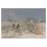 6 Pressed Glass Pieces