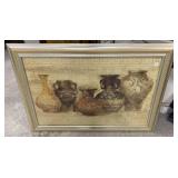 Print of Four Pottery Vases