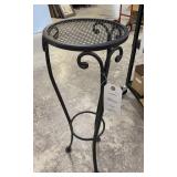 Black Wrought Iron Plant Stand
