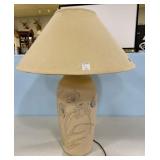 Ceramic Tall Vase Lamp