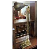 Vintage Brass Adjustable Floor Lamp