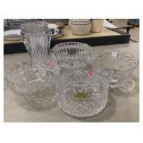 Group of Large Glass Serving Pieces