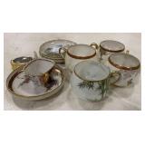 Japanese Small Porcelain Tea Cups