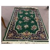 Machine Made Emerald Rug