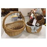 Four Decorative Baskets