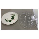 Poppy Trail Charger and "Cameo" Torte Plate