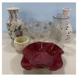 Glass and Pottery Pieces