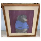 Susie Q. Painting Framed