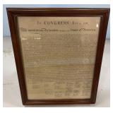 Declaration of Independence Print